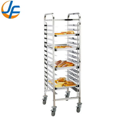 RK Bakeware China Foodservice NSF Roll en acero inoxidable Flatpack Bandeja para hornear Trolley Bun Pan Rack